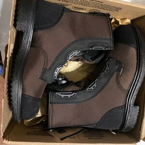 Red Wing steel-toe boots size 10.5.